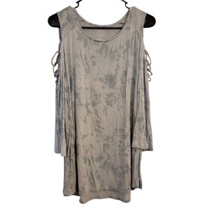 Maurices Sage green tie dye top